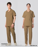男女通用款 Scrub Canvas Club:<BR>寶可夢刷手褲