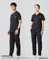 男女通用款 Scrub Canvas Club:<BR>寶可夢刷手褲