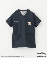 男女通用款 Scrub Canvas Club 刷手衣:Keith Haring - Classico克萊希台灣官方網站 - スクラブ