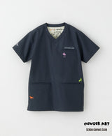 男女通用款 Scrub Canvas Club 刷手衣:Wonder Art 旭山動物園 - Classico克萊希台灣官方網站 - スクラブ