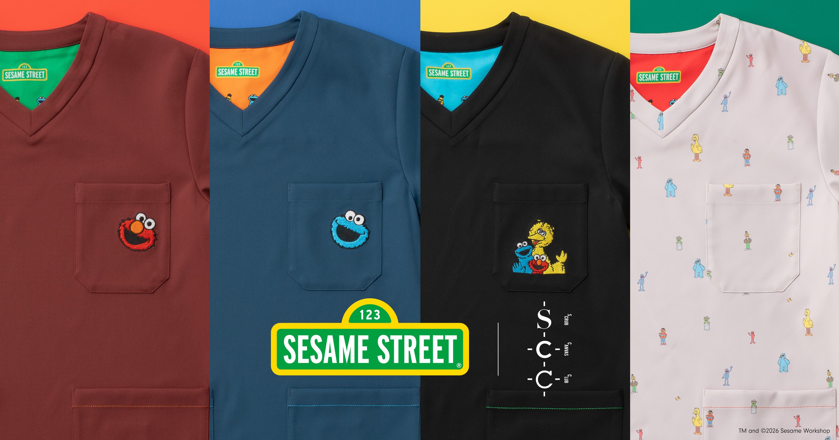 Sesame Street | SCRUB CANVAS CLUB