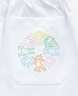 男女通用款 Scrub Canvas Club 刷手褲:Keith Haring - Classico克萊希台灣官方網站 - スクラブ