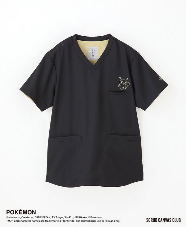 男女通用款 Scrub Canvas Club:<BR>寶可夢刷手衣 - Classico克萊希台灣官方網站 - スクラブ