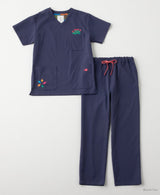 男女通用款 Scrub Canvas Club:小金魚逃走了刷手褲 - Classico克萊希台灣官方網站-スクラブ